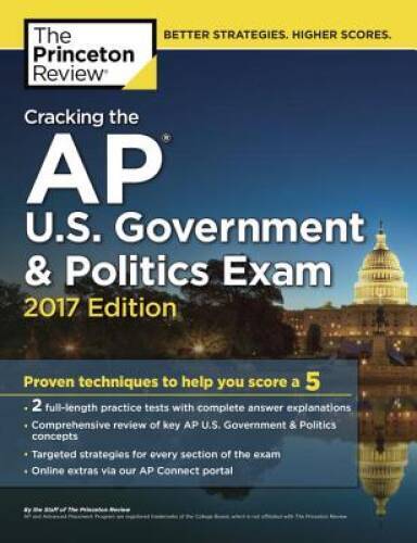 Cracking the AP U.S. Government & Politics Exam, 2017 Edition: Prove - VERY GOOD