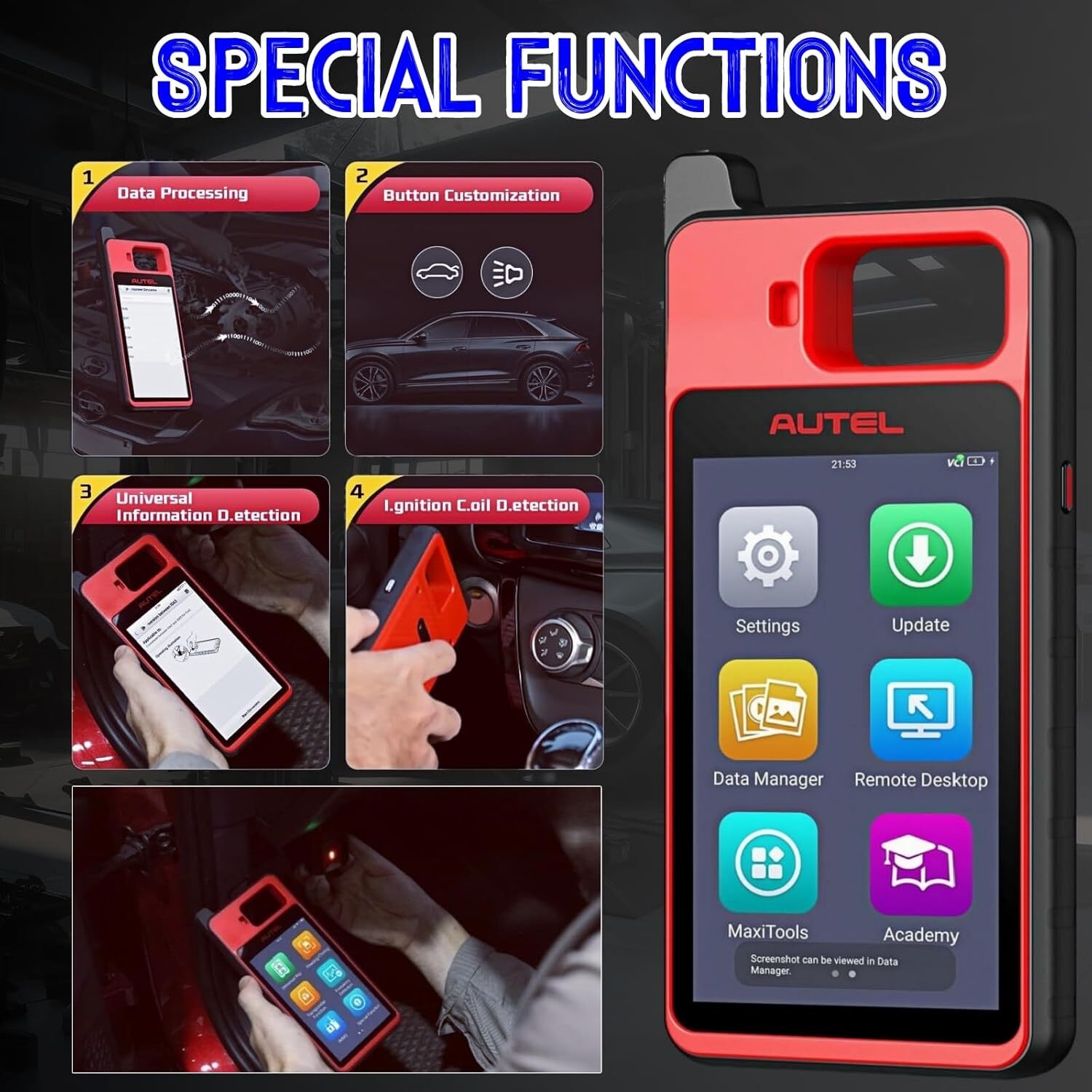 2025 autel maxiim km100 IMMO Key Fob Programming Programmer Immobilizer Keys Kit