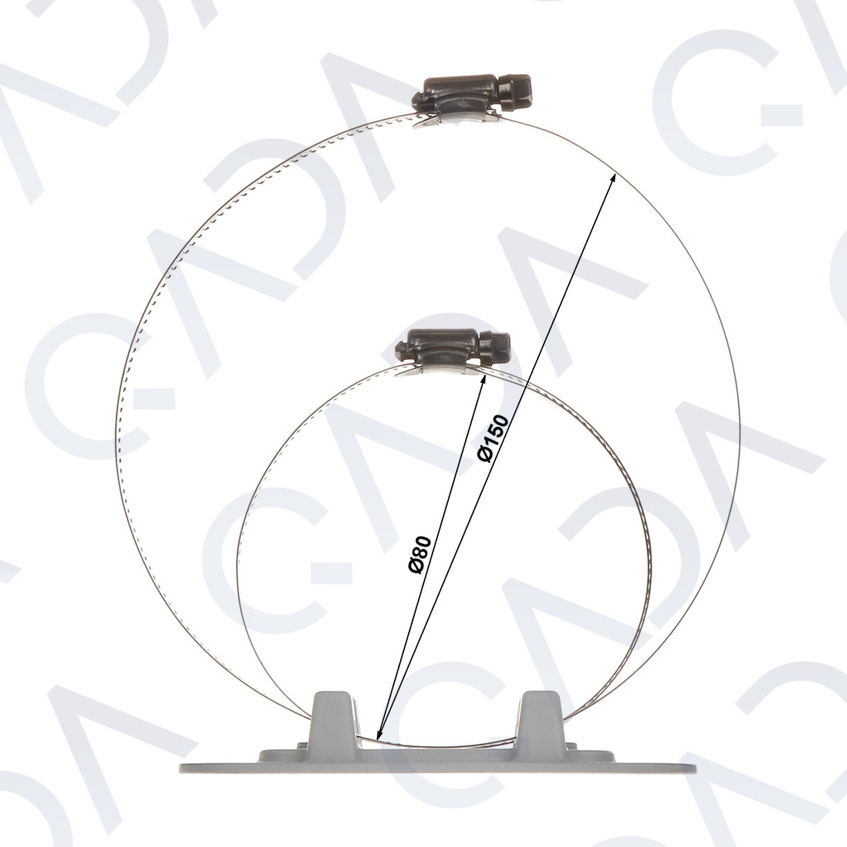 Dahua PFA152-E Universal Pole Mount Bracket Adapter For Wall Mount& Junction Box