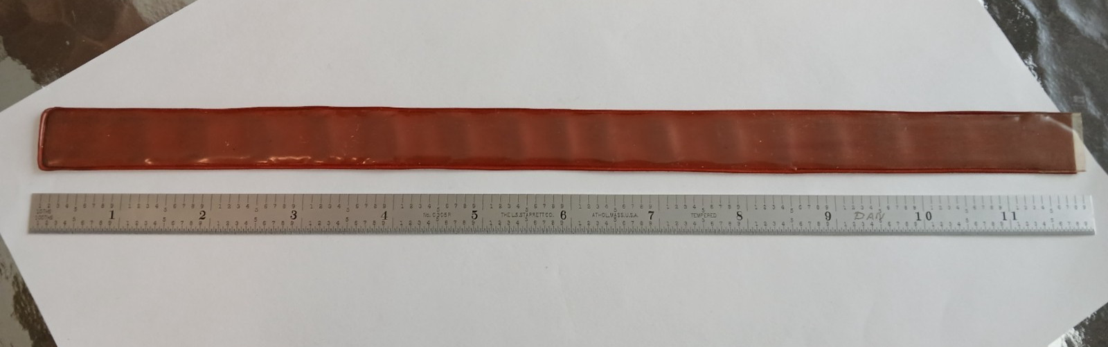 Starrett 12" # C305R Flexible Ruler in very good condition.
