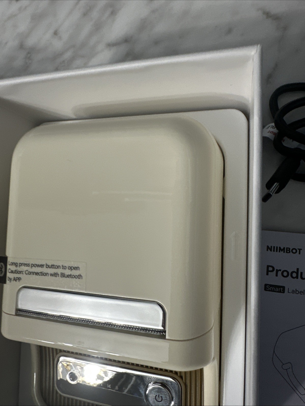 NIIMBOT B21S Smart Label Printer Open Box