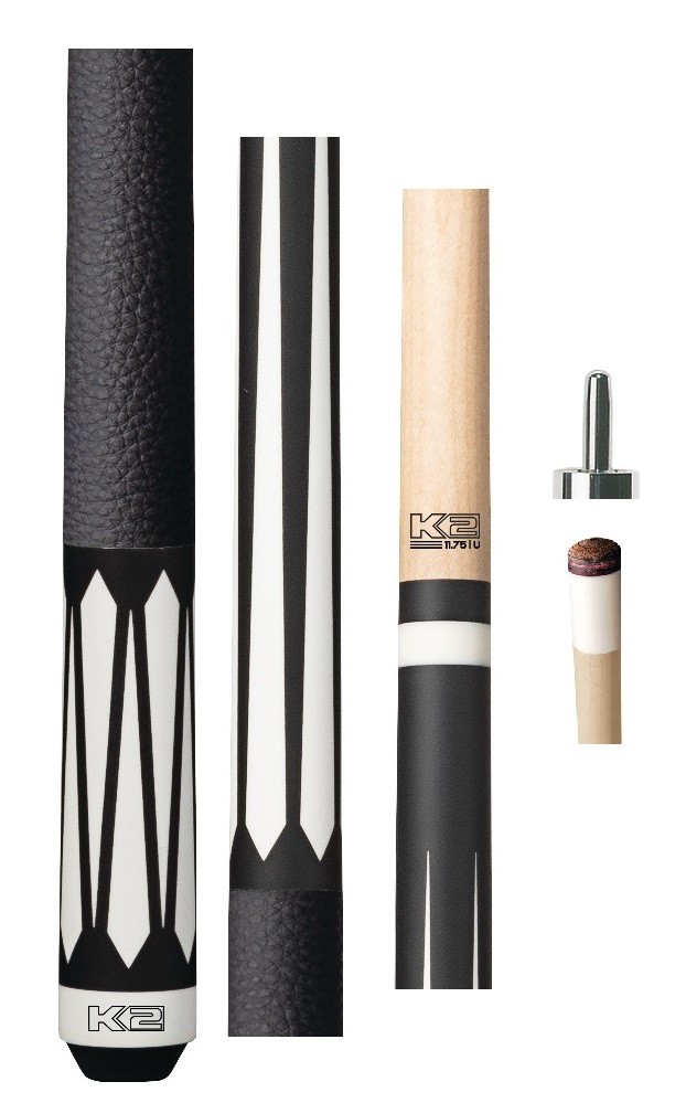 New KODA K2 KL192 BLACK, GREY, AND ABALONE  NW12.5mm LD Shaft – Linen Wrap