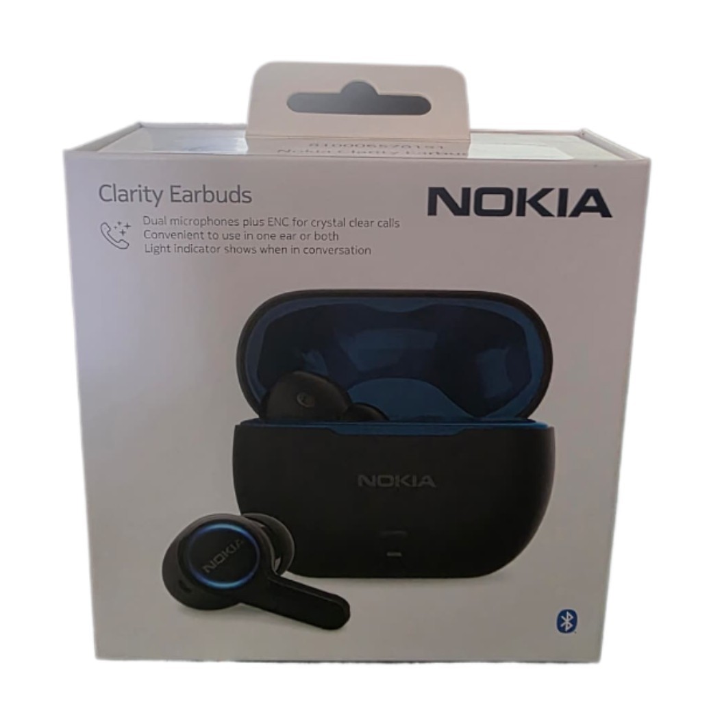Nokia TWS821W Clarity Wireless Earbuds, Black - NEW
