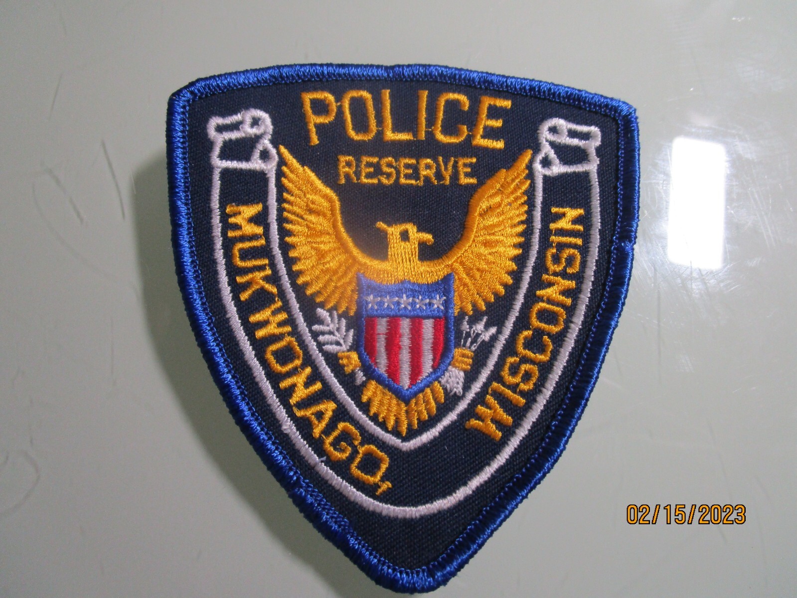 MUKWONAGO WISCONSIN  RESERVE POLICE PATCH