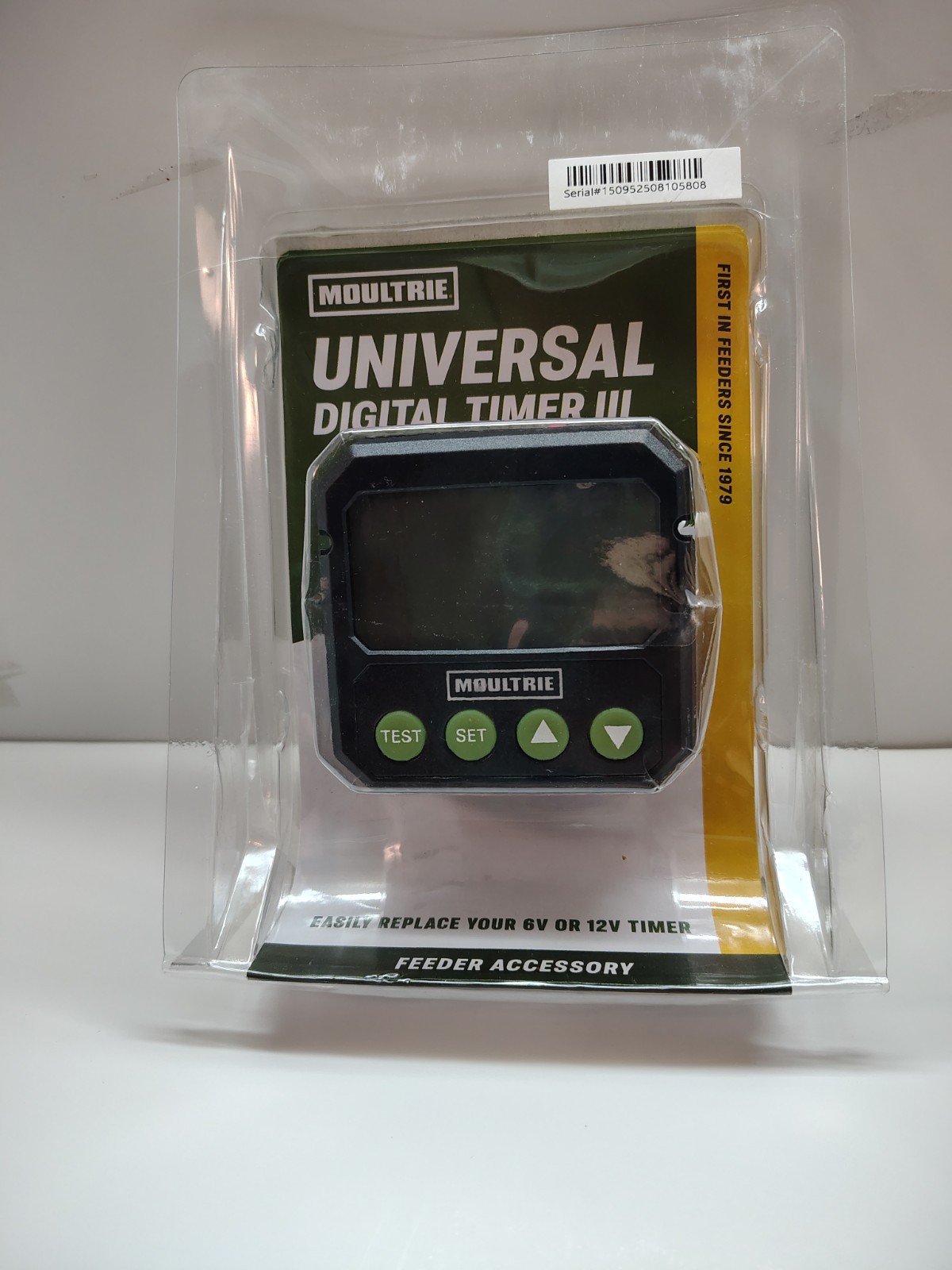 Moultrie Universal Digital Timer III Deer Feeder Timer, Bluetooth, 10 Feeds