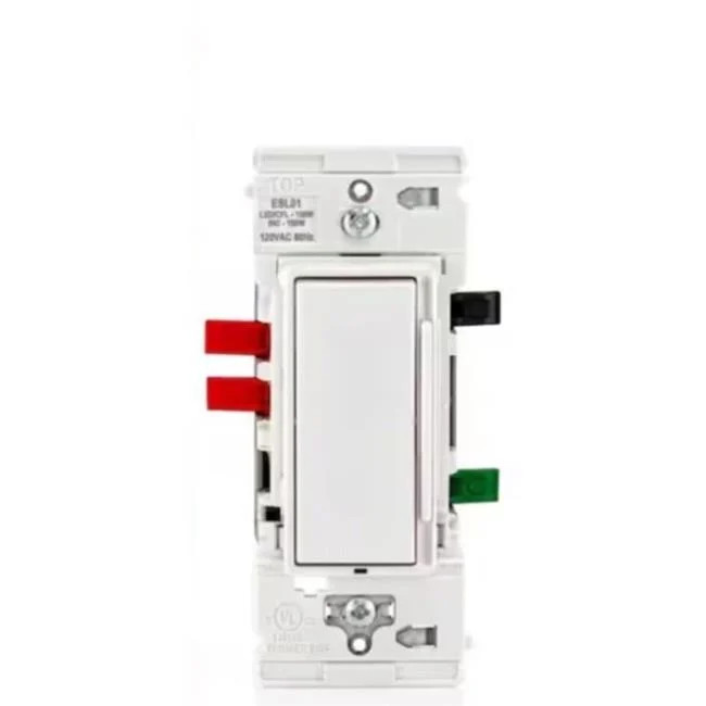 Leviton 3026860 Lever Edge Rocker Dimmer Switch - White