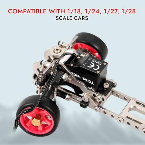 TORQ 9g Mini-Z-Car Micro Programmable RC Servo - High Speed Titanium Gear