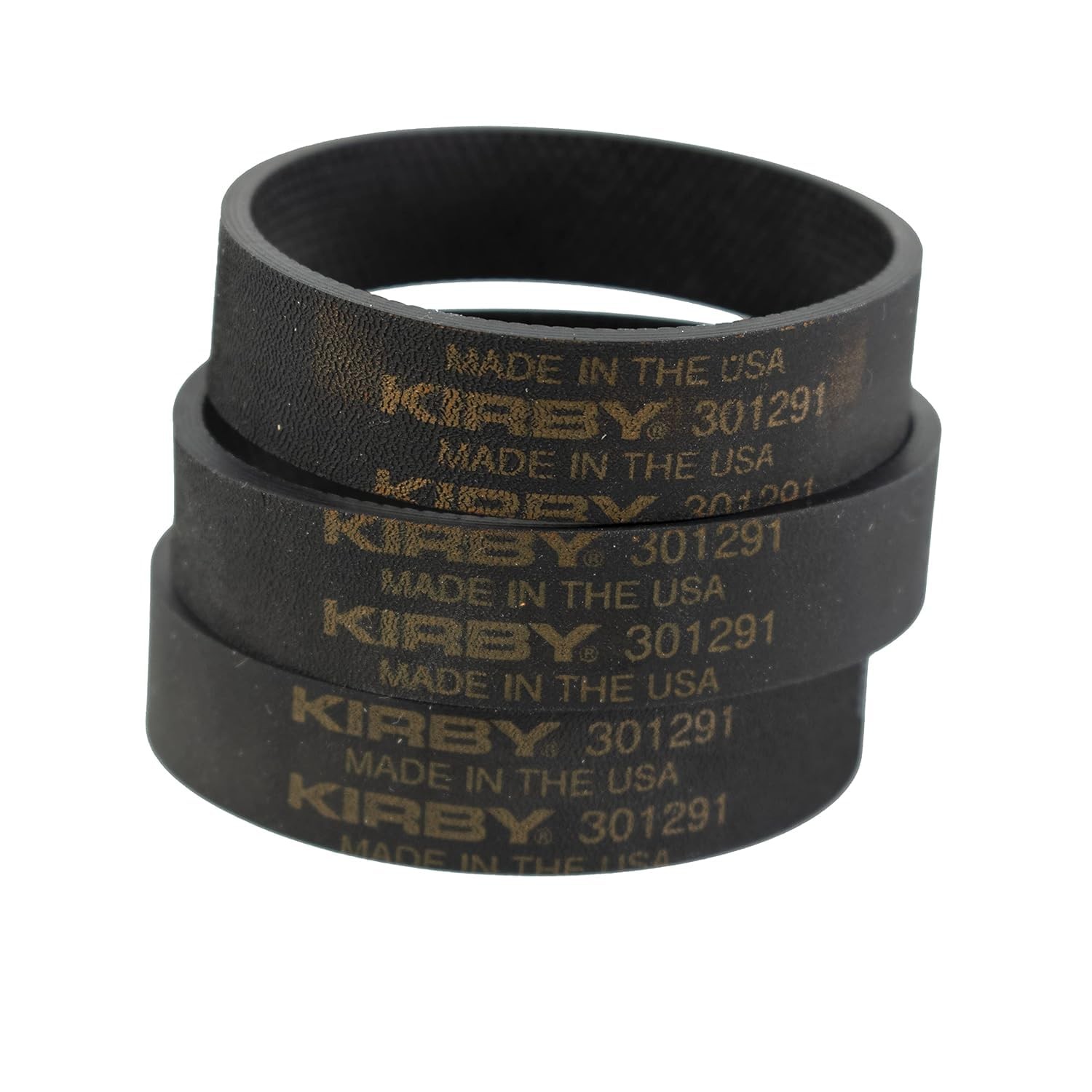 Kirby Vacuum Belt 3-Pack | Genuine OEM Replacement Part 3 Belts, Black