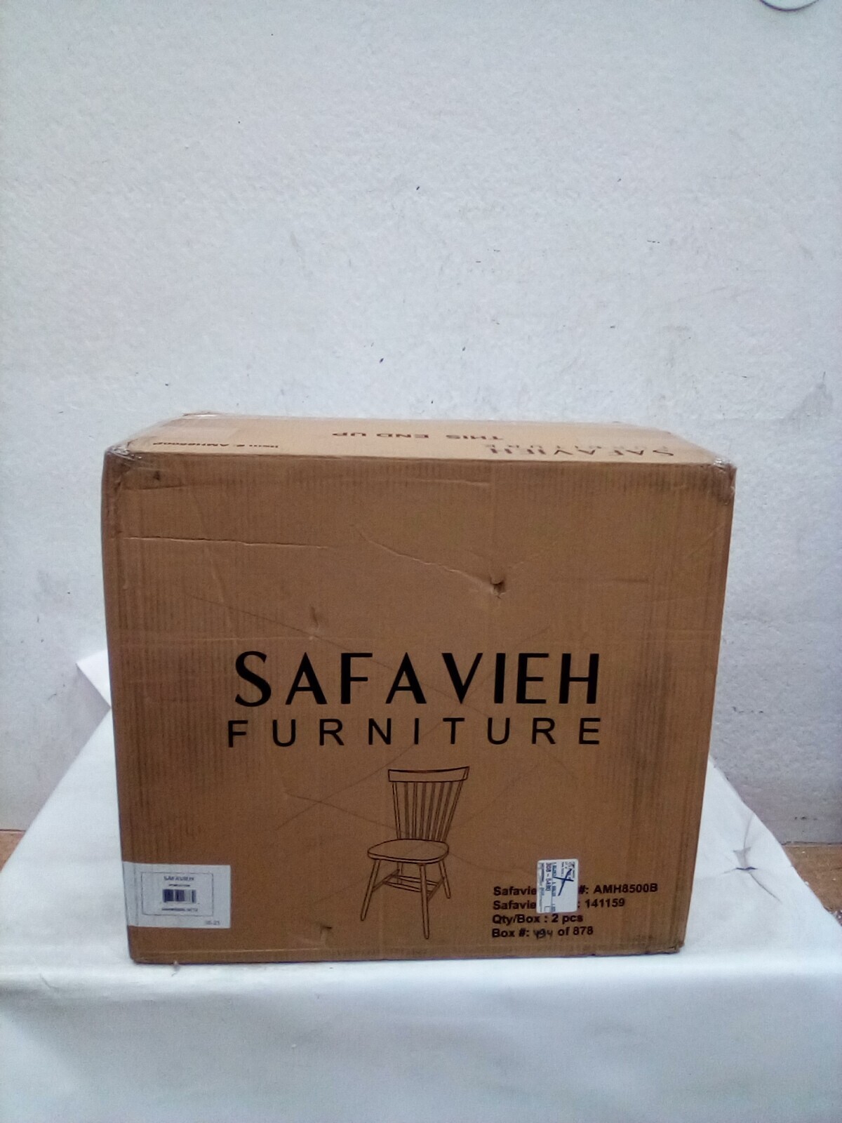 Safavieh PARKER SPINDEL SIDE CHAIR, Reduced Price 2172728516 AMH8500B