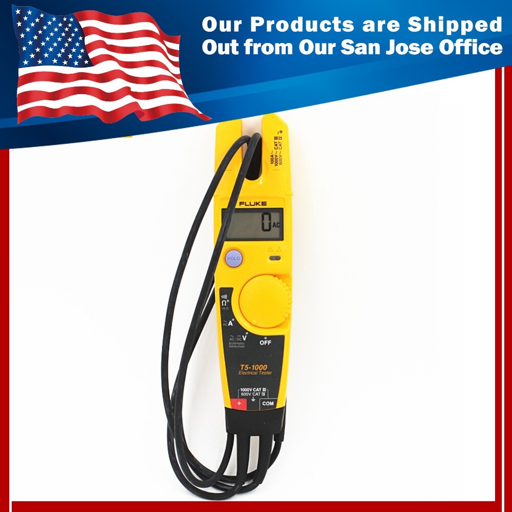 New Fluke T5-1000 Continuity and Current Electrical Tester AC DC USA Seller