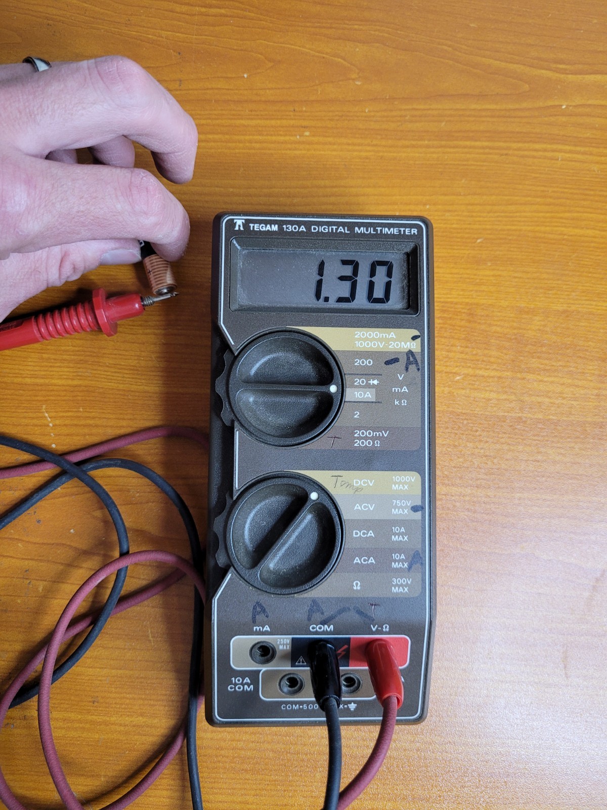 Vintage TEGAM 130A Digital Multimeter Volt Meter WORKS