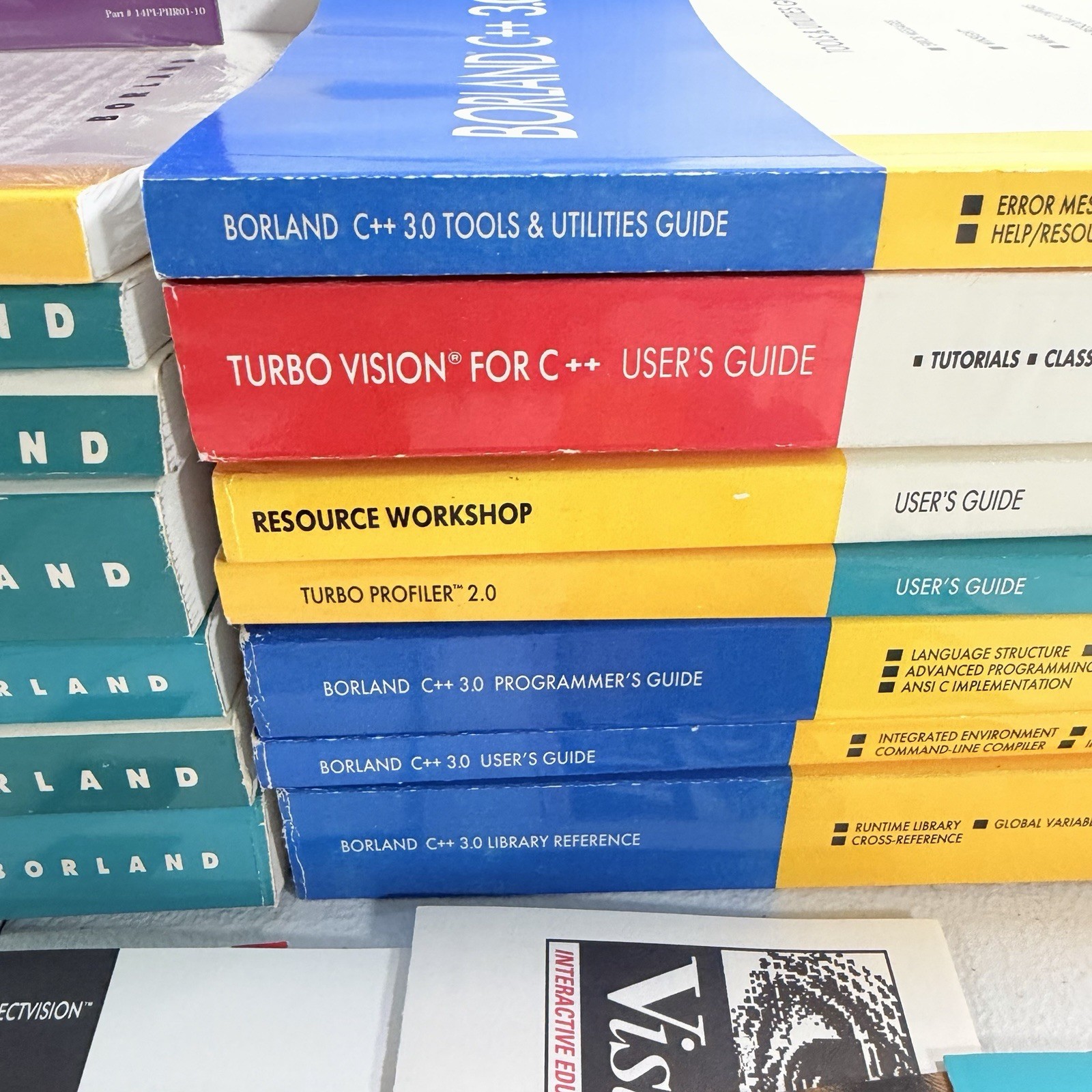 Borland C++ 3.0 & Application Frameworks Reference User Guide Manuals Lot Set