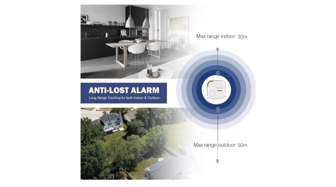 Nut Pro 4pk Key Finder Tag, Bluetooth Tracker Item Locator - iOS & Android NEW