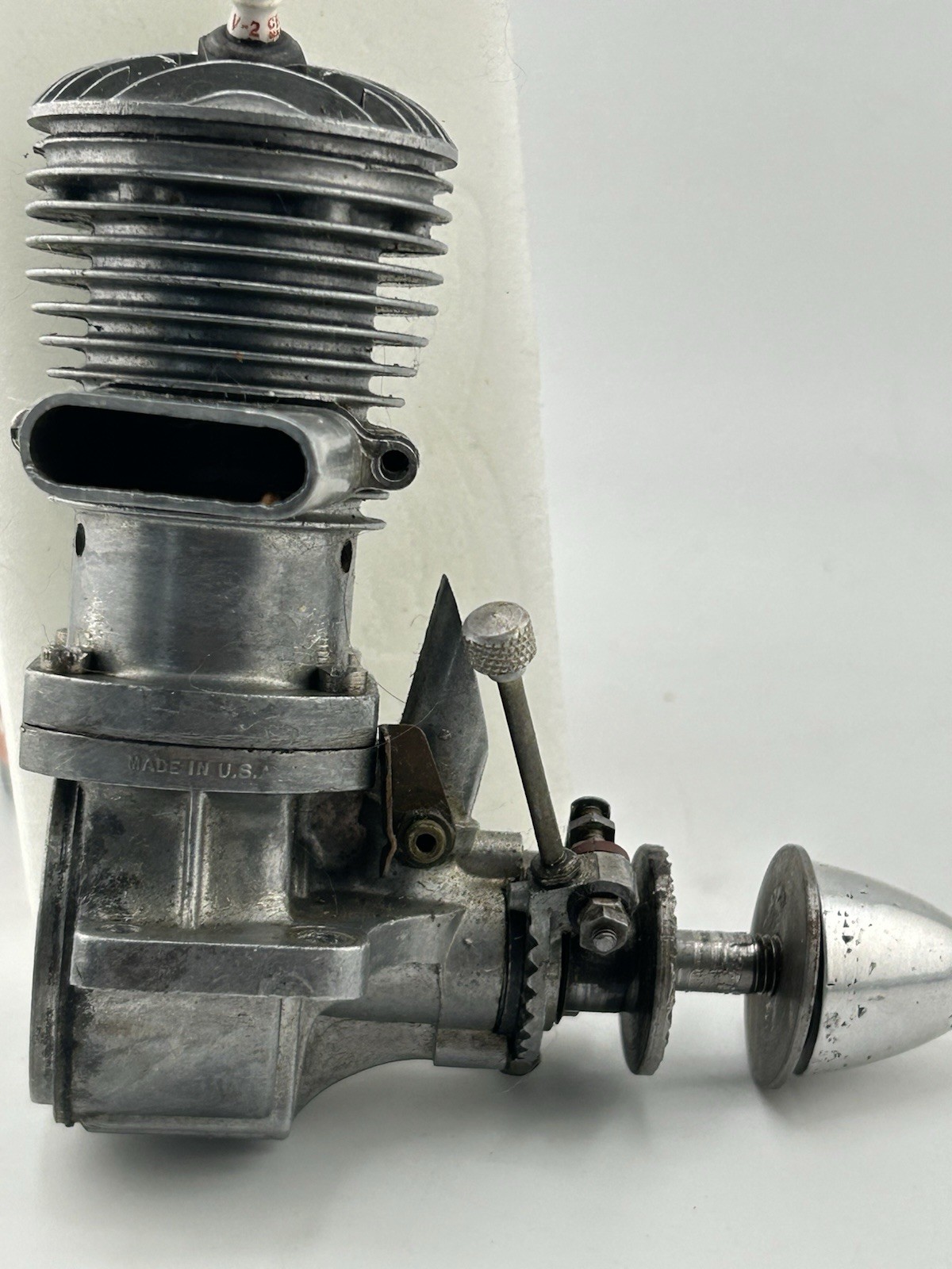 Vintage Super CYCLONE Dual plug Airplane Engine w/Compression
