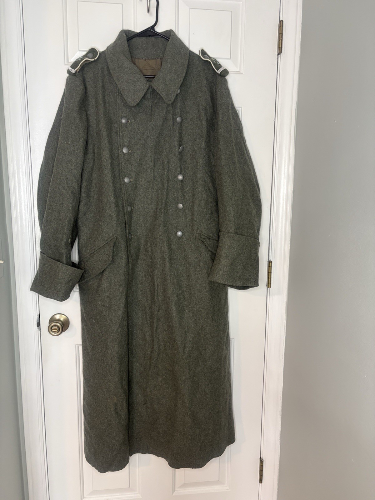 WWII German M40 Greatcoat 42 Chest Amazing Repro Late 90's