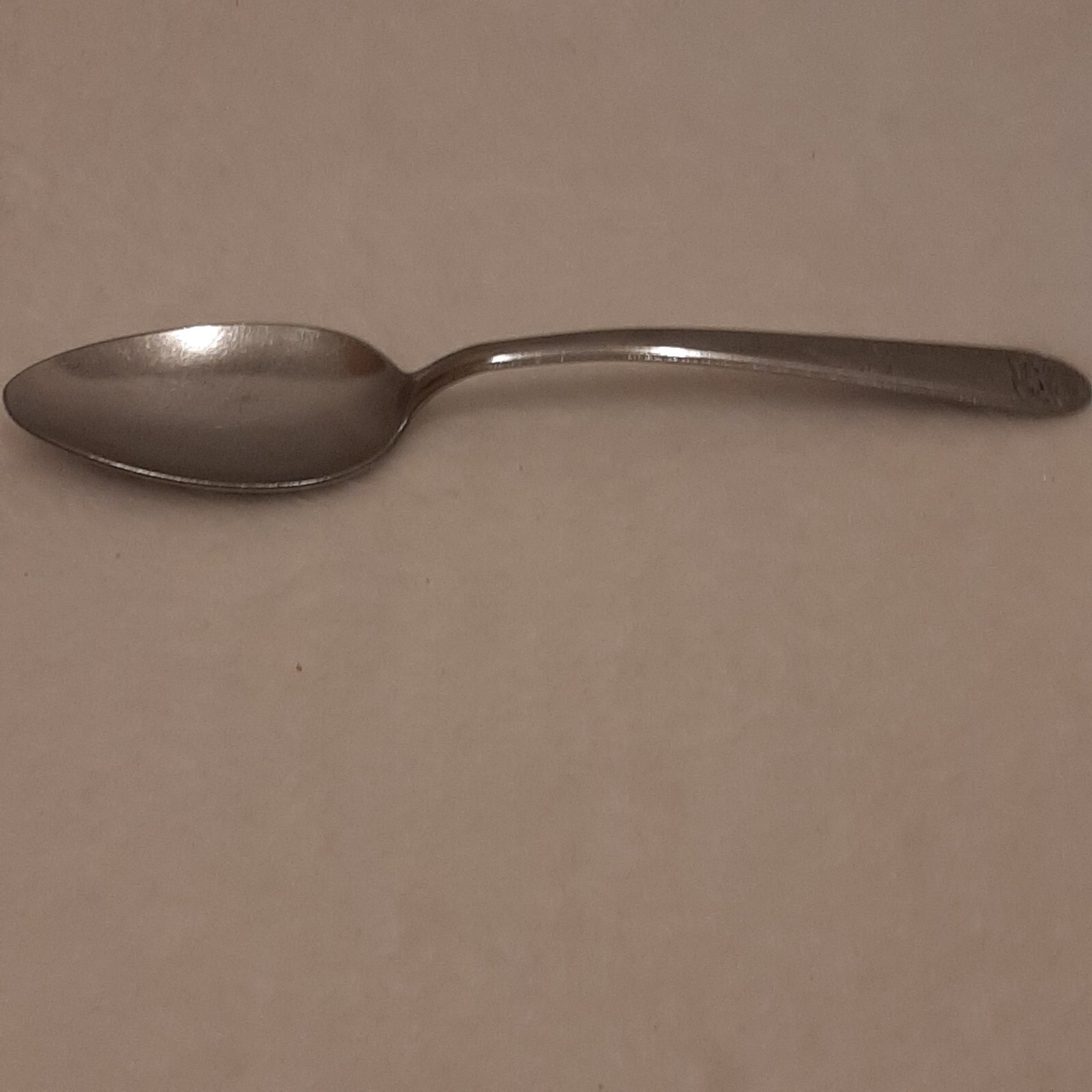 Vintage Unknown Maker Stainless Steel Flatware 2 Piece Lot 1 Fork 1 Spoon