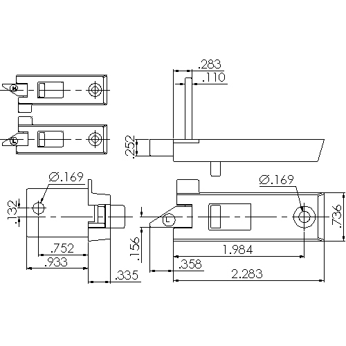 4 Pairs of Black Window Sash Tilt Latches 1-left hand & 1-right hand 2803BLACK