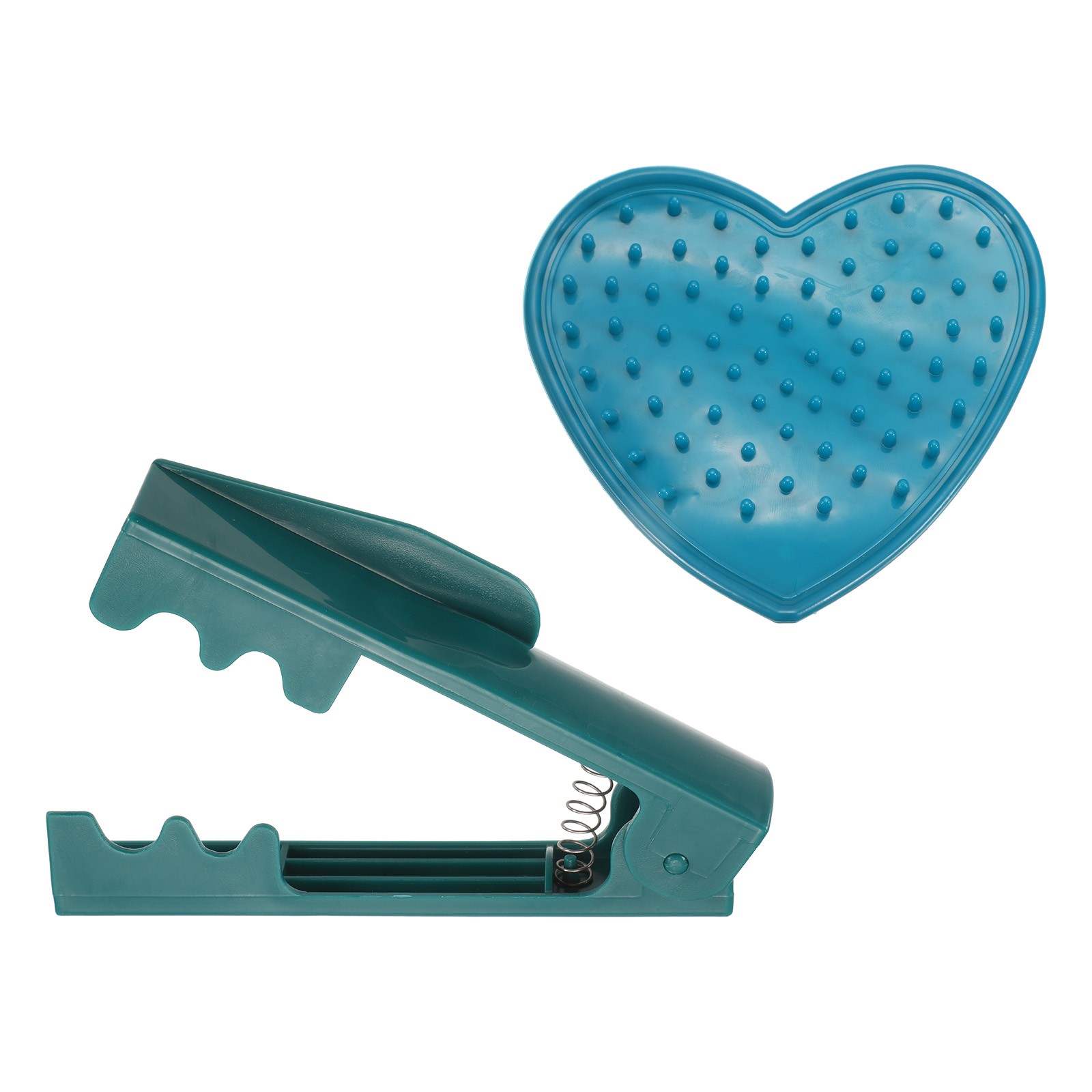 2pcs Rose Thorn Stripper Tool Set Plastic Thorn Leaf Remover Dark Green