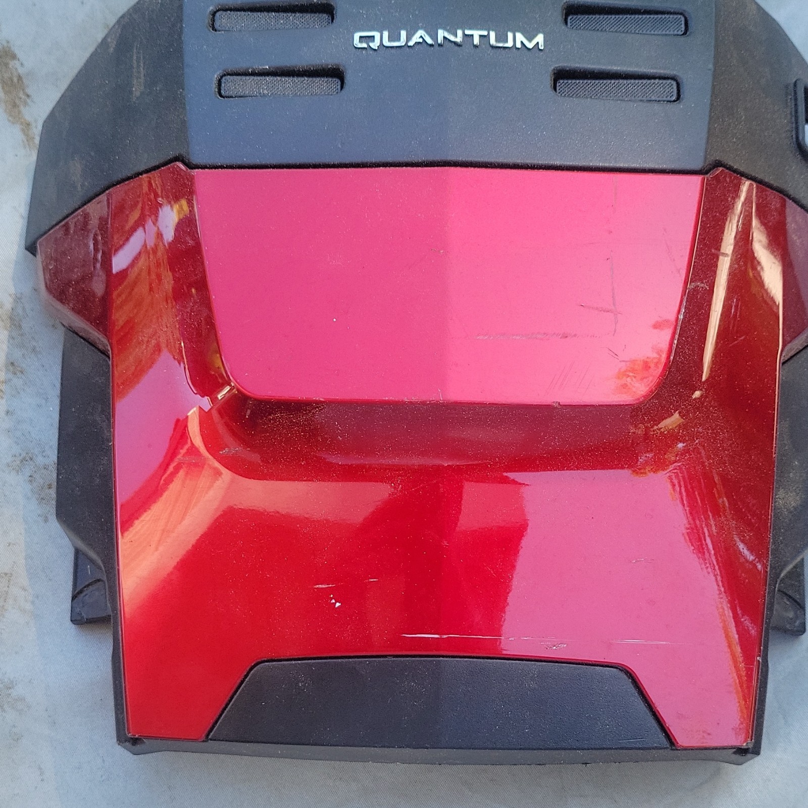 Quantum Mobility Scooter Front Body Panel w/ Wiring Harness Red/Black