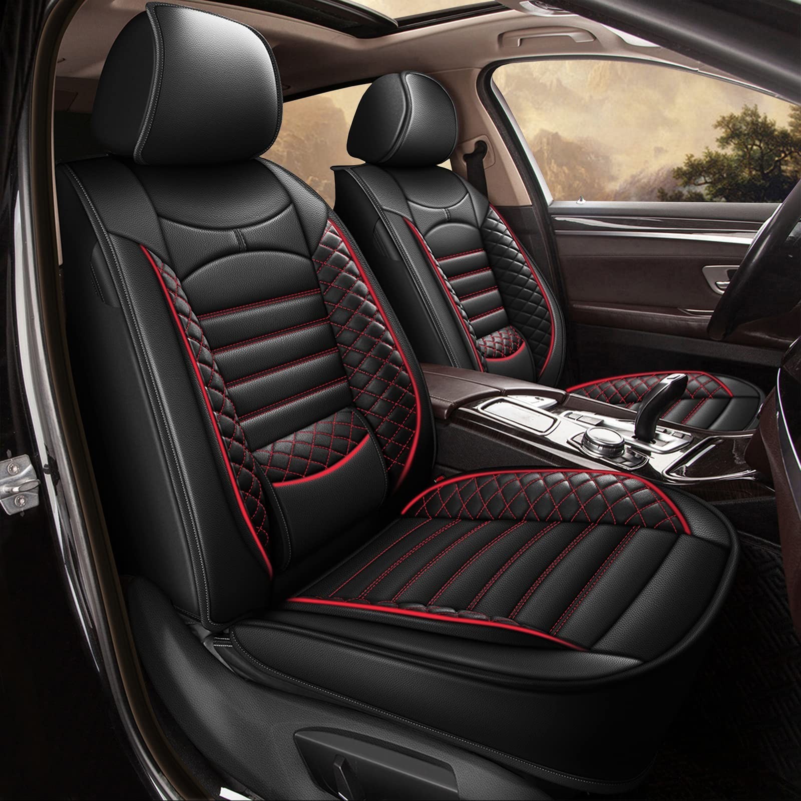 Car Seat Covers fit for Mazda CX5/CX-5 2013-2025 2026: Leather Full Set Cover...
