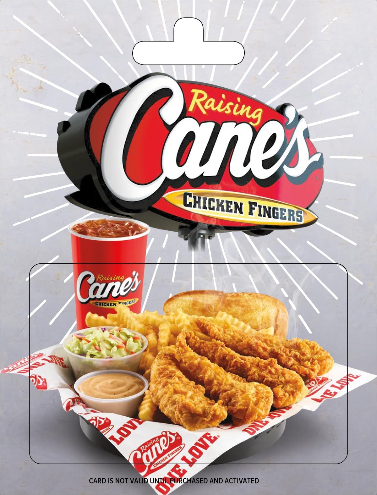 Raising Cane's Physical Gift Card - $25
