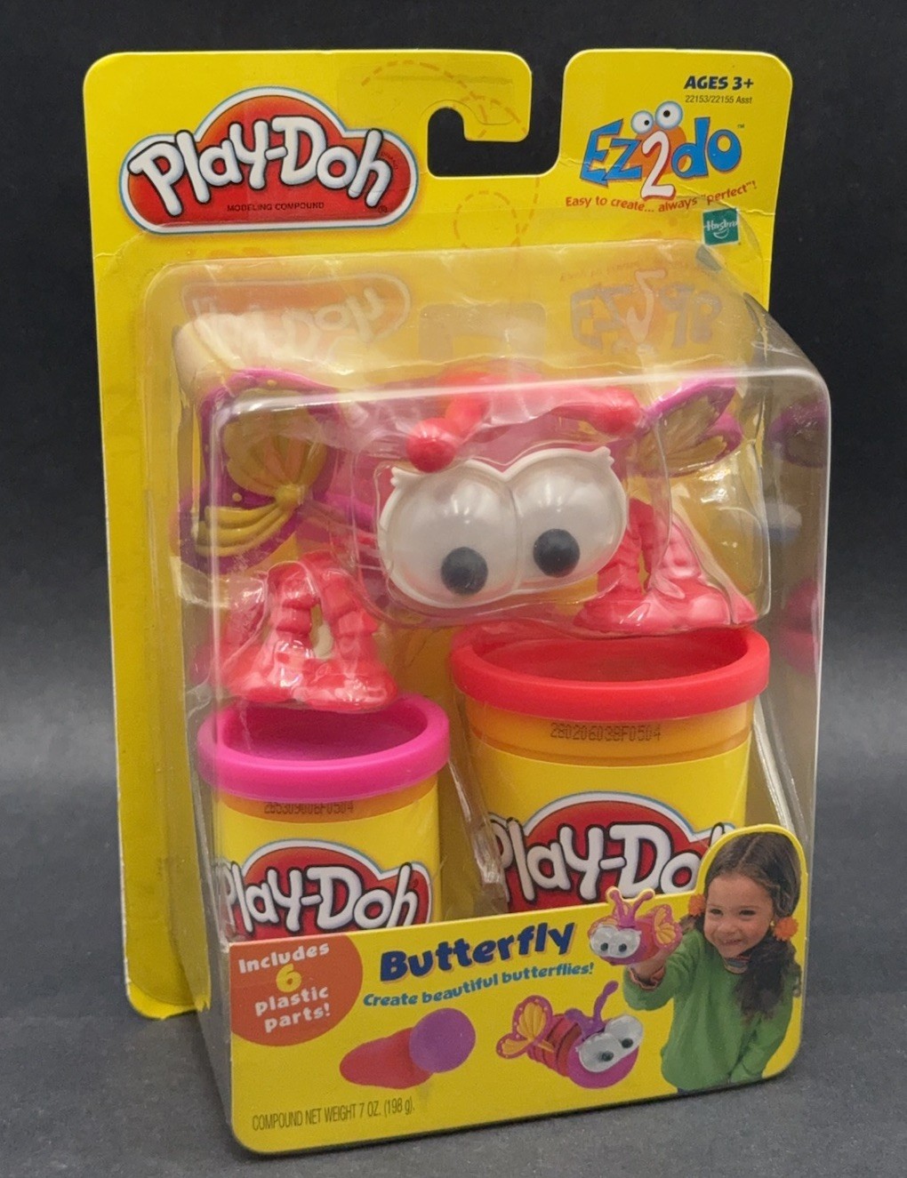 PLAY DOH Butterfly Kit Ez2Do FROM 2003 NIB VERY RARE Vintage New Sealed Package