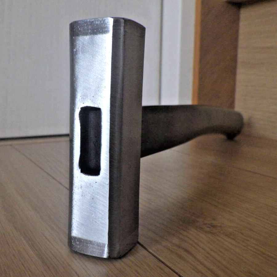 Jinpachi Octagon Genno Japanese Hammer File finish 450g Rosewood Handle Unused