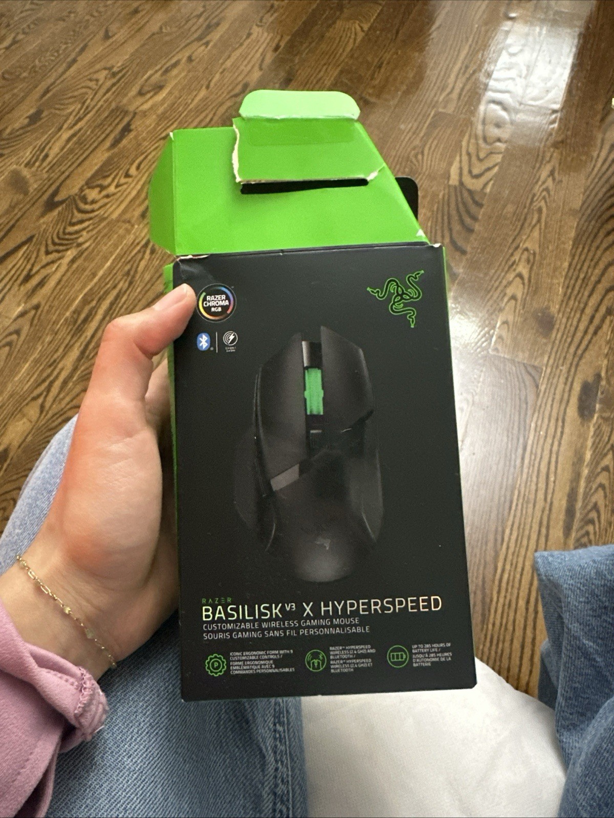 New Open Box Razer Basilisk V3 X Hyperspeed Wireless Gaming Mouse