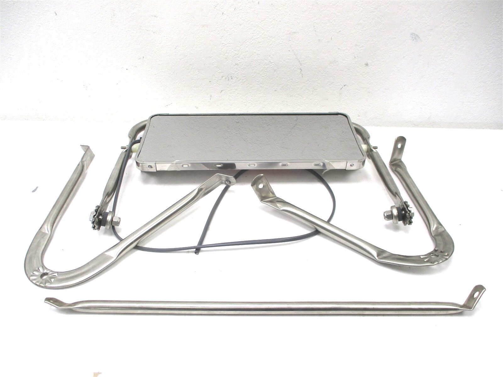 1619786C92 INTERNATIONAL LH STAINLESS STEEL HEATED MIRROR KIT WEST COAST DOOR