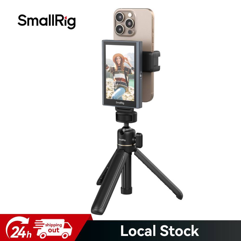 SmallRig Wireless Video Monitor Vlog Kit with Phone tripod Stand for Phone 4851
