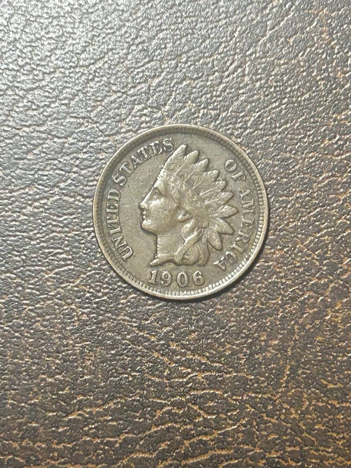 1906 Indian Head Cent Very Fine Condition Exact Coin Imaged #I68