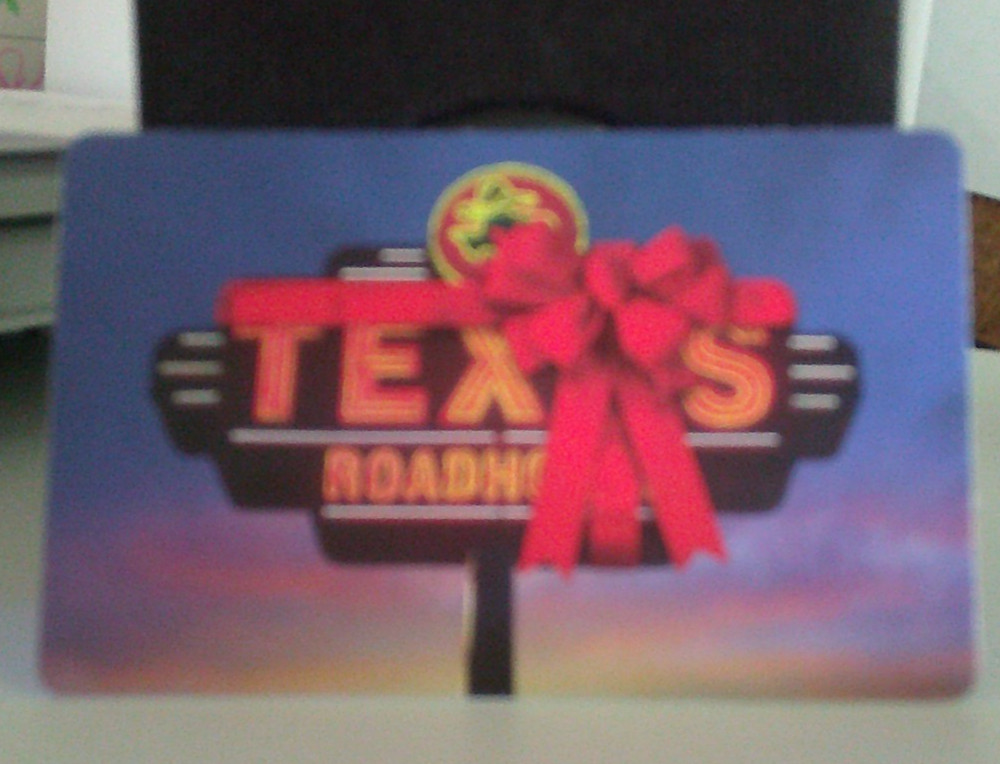 Gift card for Texas road house $50.00
