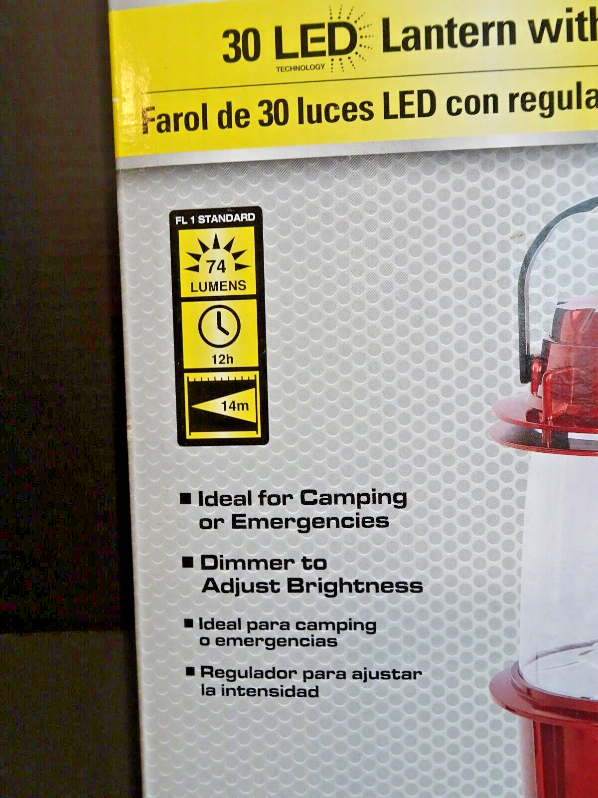 Defiant 30 LED Lantern With Dimmer and Box