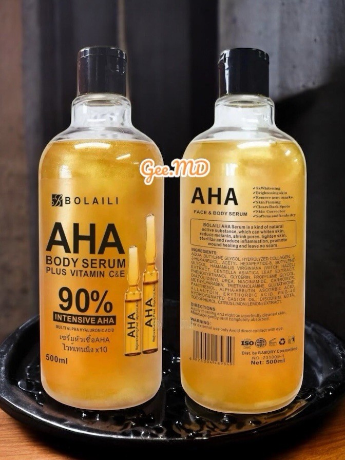 AHA Whitening face and body Serum Intensive Whitening BOLAILI 500ml USA Stock