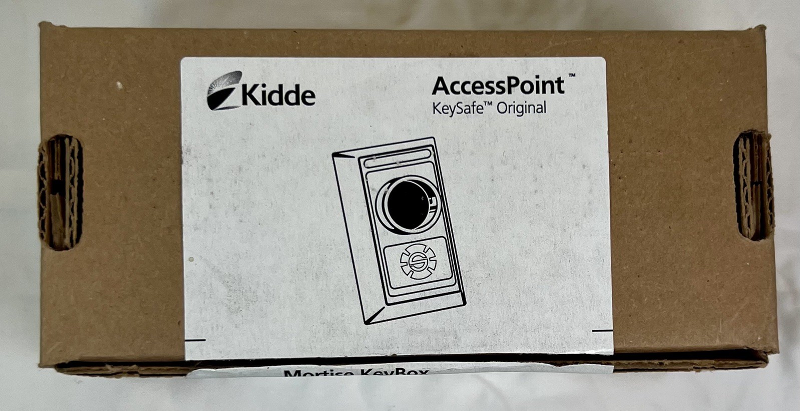 KIDDE Mortise KeyBox 00534 Black - holds 5 keys - add your mortise cylinder