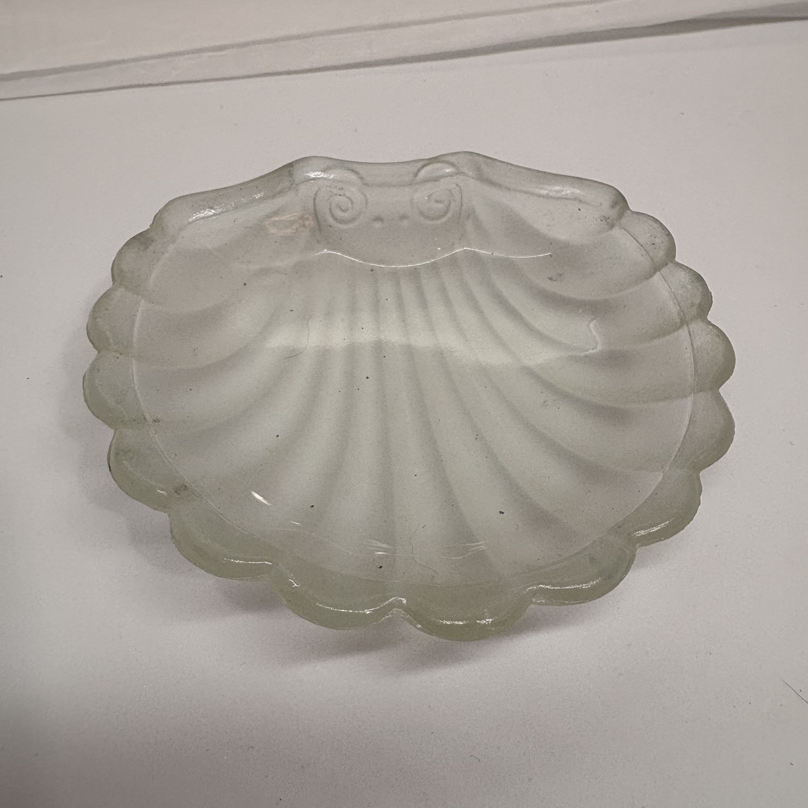 Vintage Silverplate Shell Butter Dish With Glass Insert