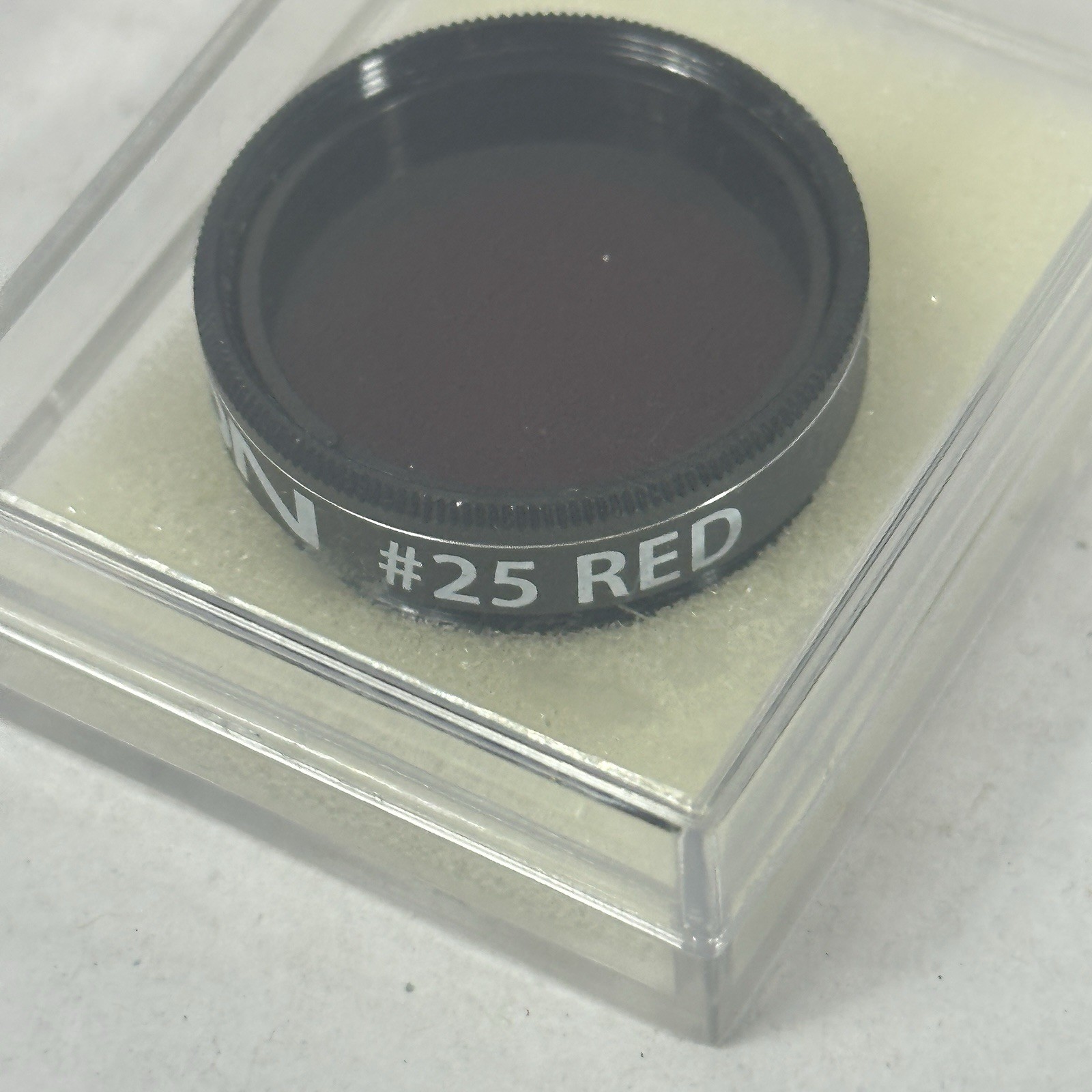 Orion #25 Red 1.25" Telescope Filter Planetary Contrast w/ Case