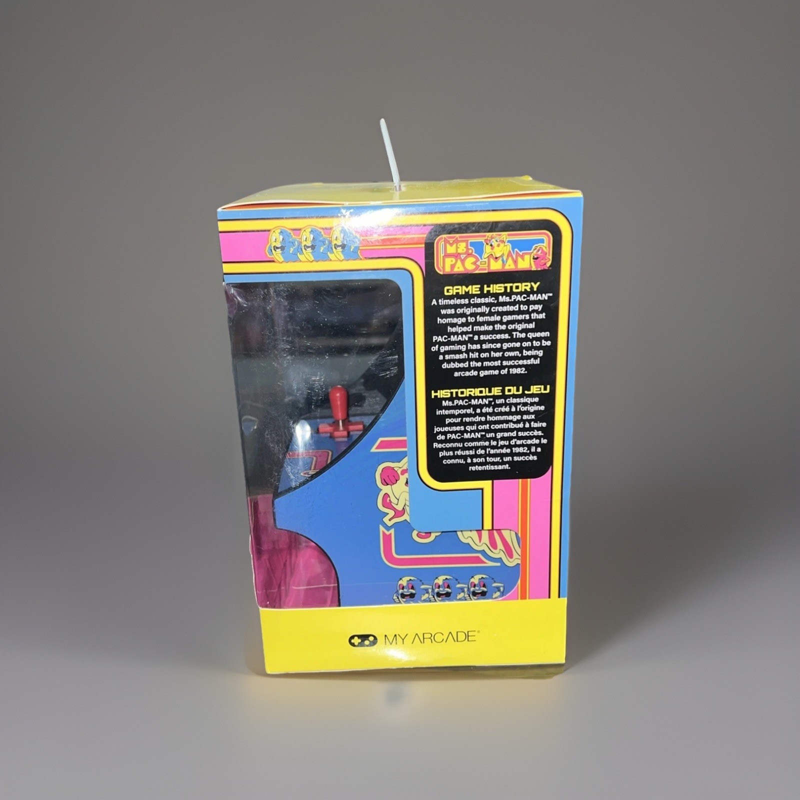 NIB Ms. Pac-Man Micro Player Retro Arcade Machine Hand Held Game by My Arcade