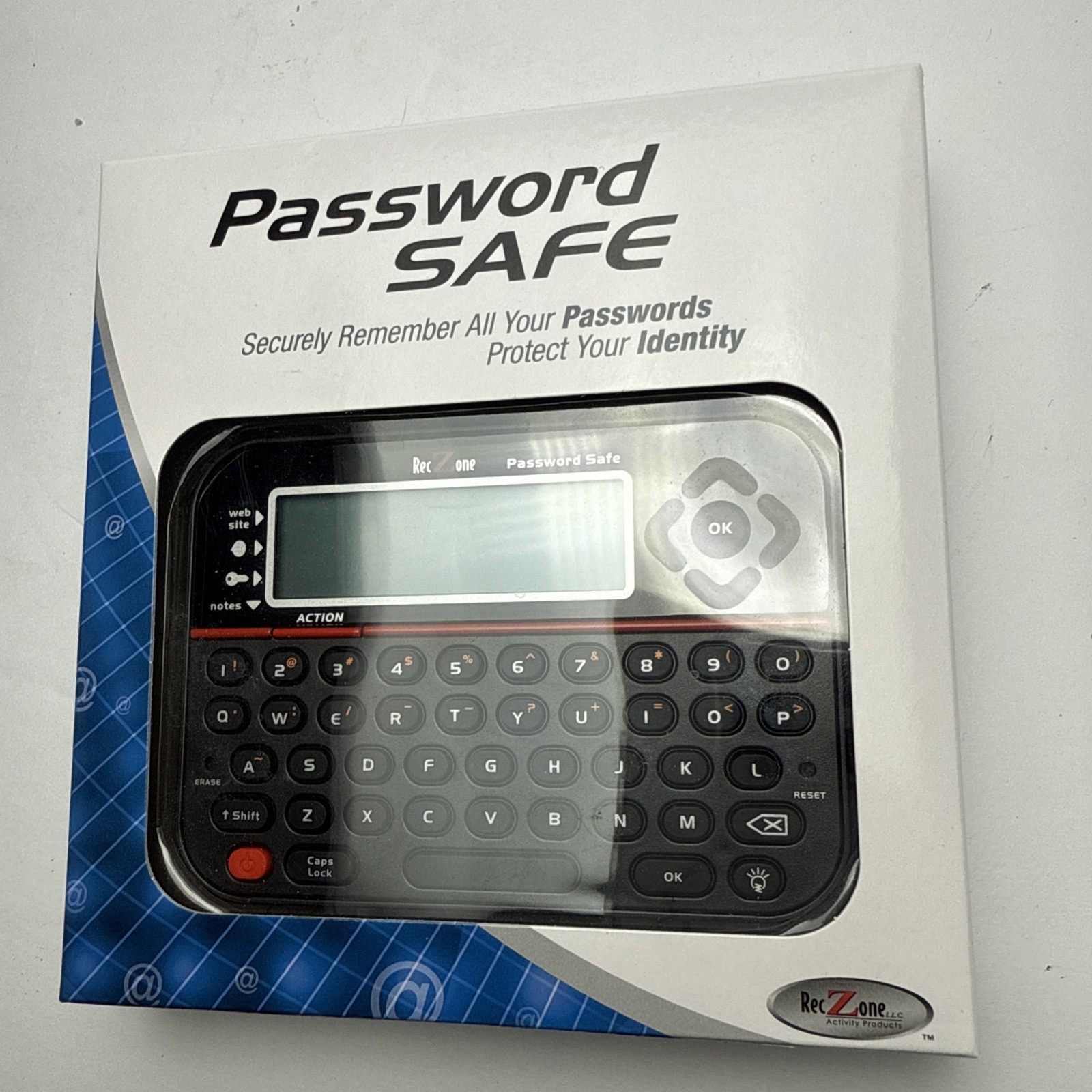New Password Keeper Safe Vault Password Organizer RecZone Model 595