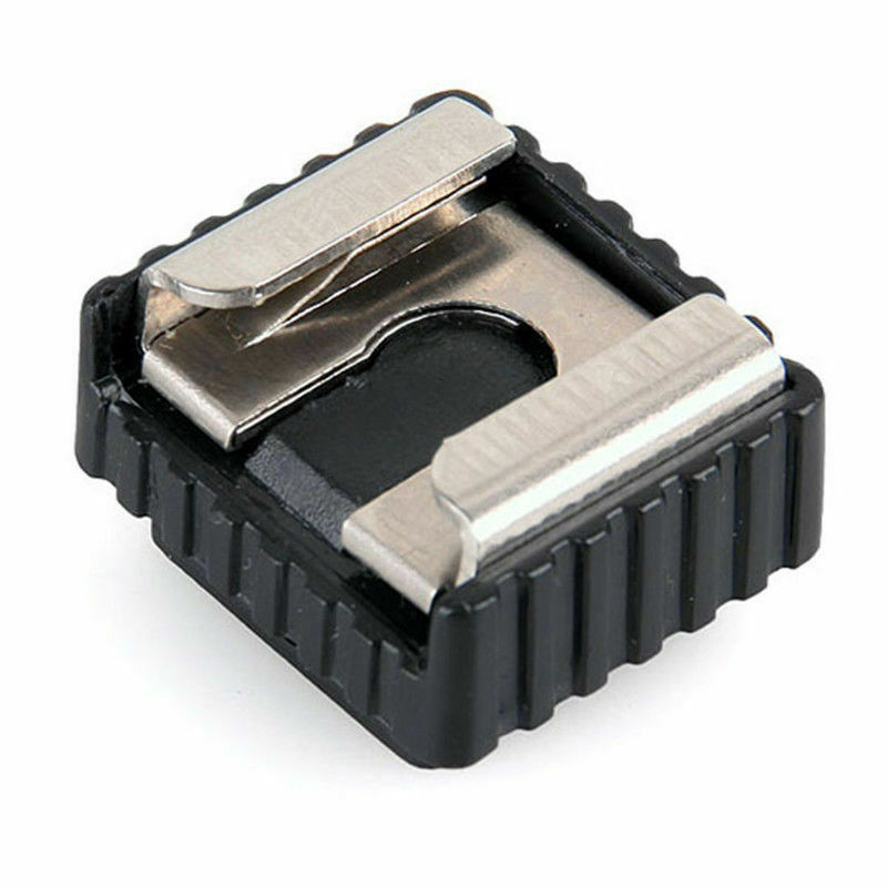 Flash Speedlite Hot Shoe Bracket Mount Adapter 1/4" Screw for Tripod Monopod