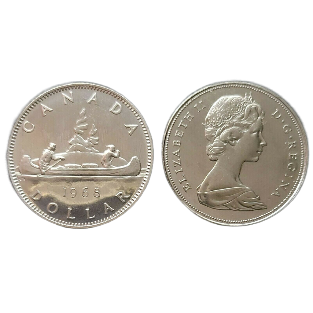 Canada 1968 Proof Like Voyageur Nickel Dollar!!