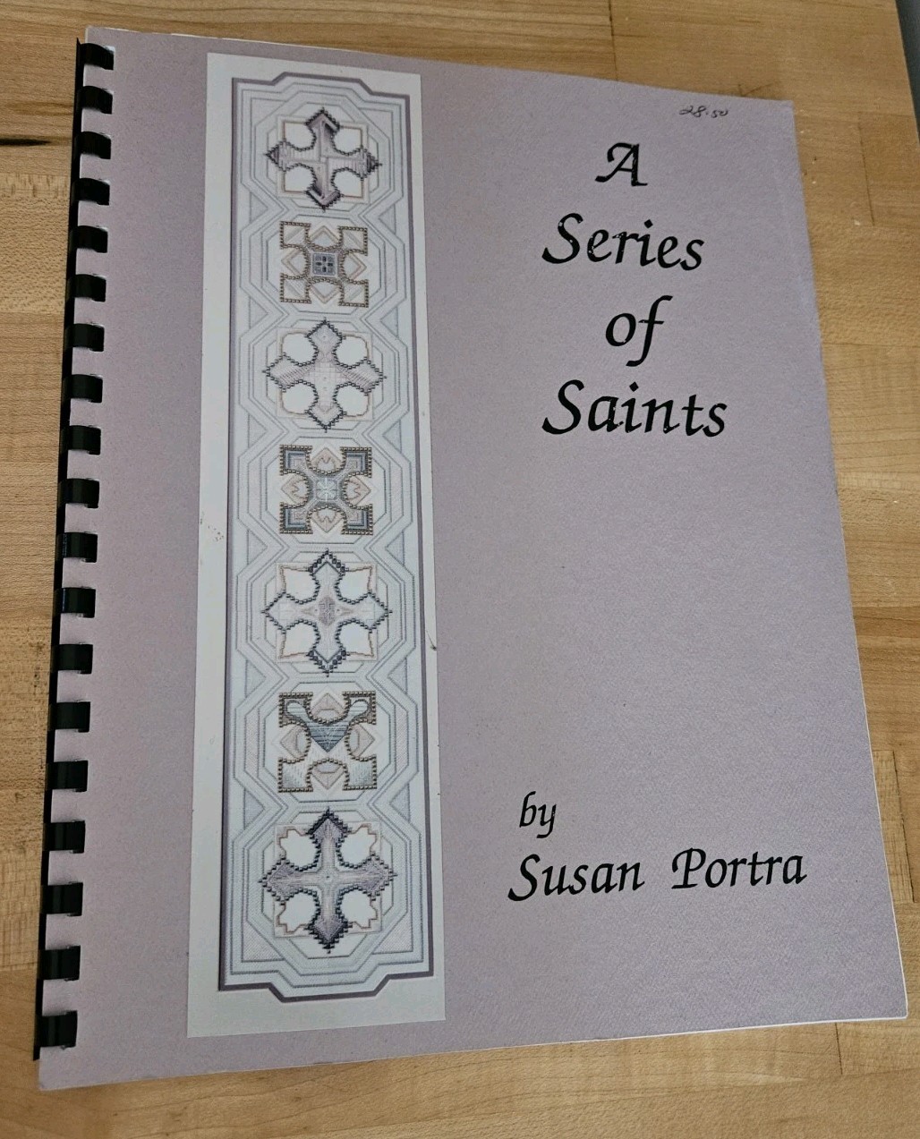 A SERIES OF SAINTS Needlepoint Pattern Book By Susan Potra