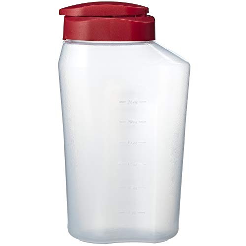 1 Quart Bottle with Snap Lock Easy-Pour Lid, BPA Free, Clear 32 Ounces