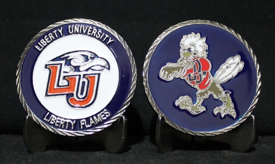 LIBERTY UNIVERSITY COLLEGIATE COLLEGE COLLECTIBLE CHALLENGE COIN NEW