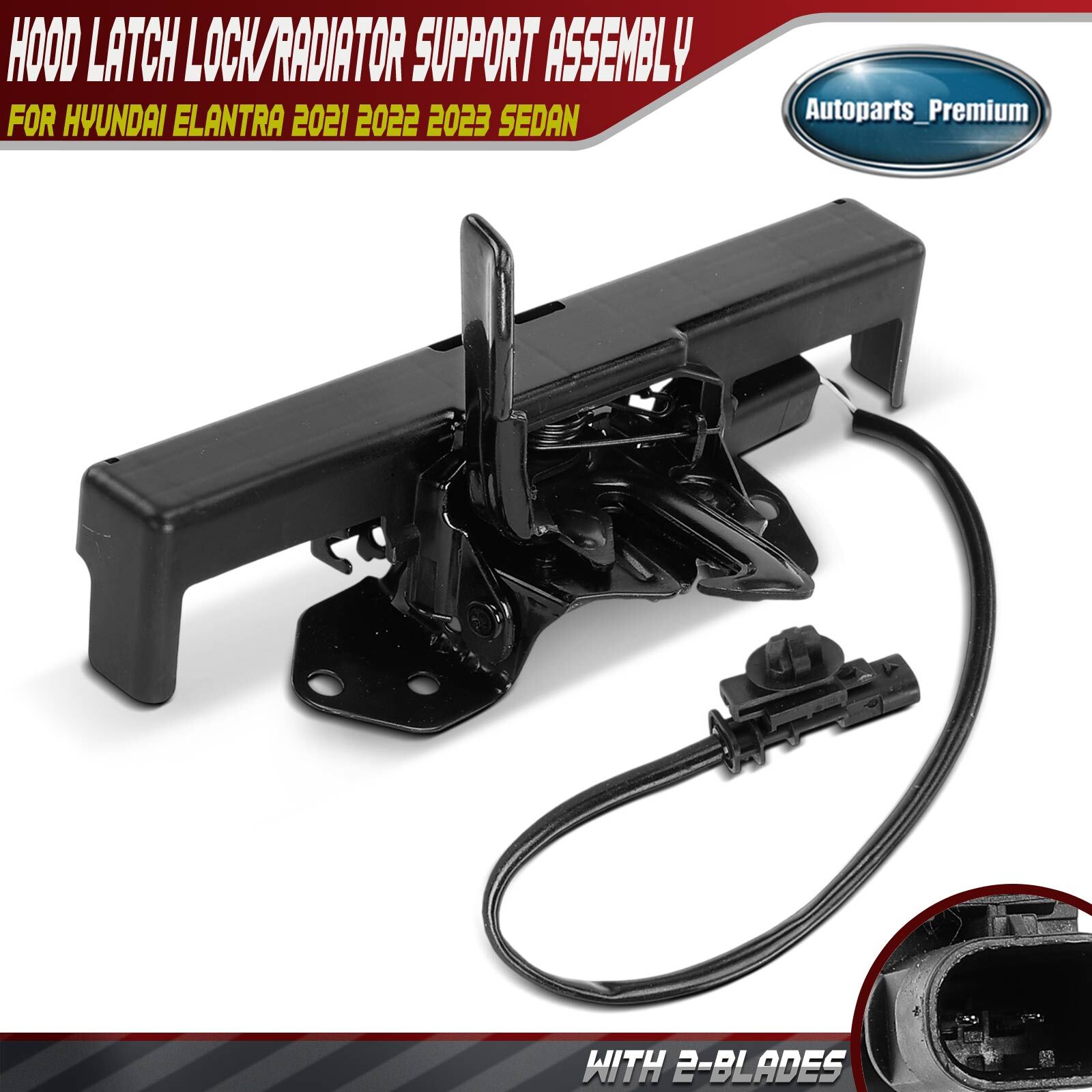 Front Side Hood Latch Lock for Hyundai Elantra 2021 2022 2023 Sedan 81130AA000
