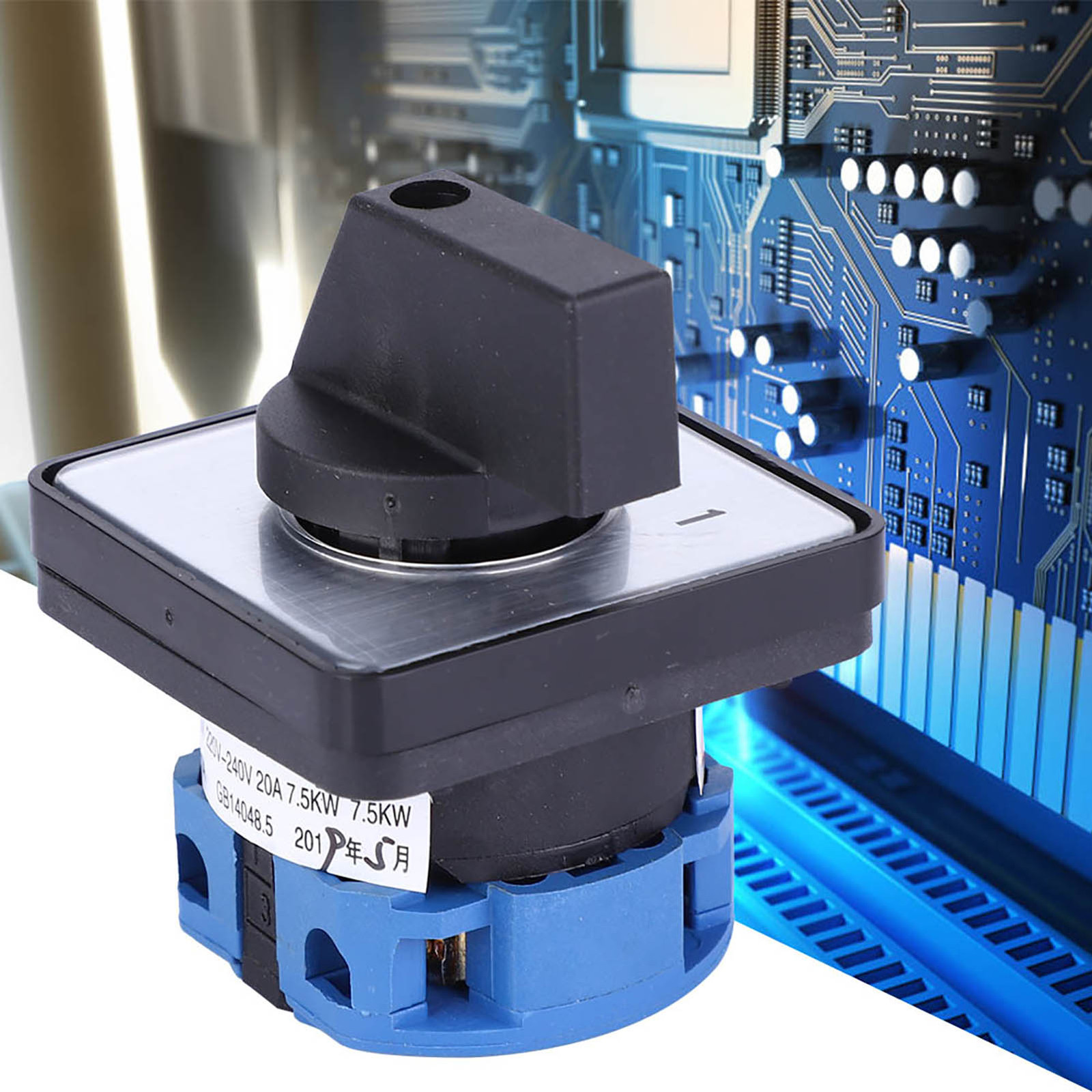 AC 660V 20A 2‑Position Locking Type Changeover Selector Control Switch