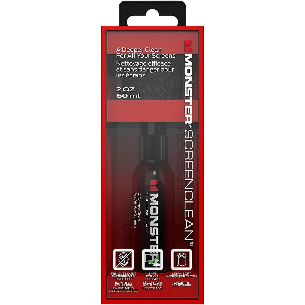 Monster Cable ScreenClean 60ML Bottle & Microfiber Cloth