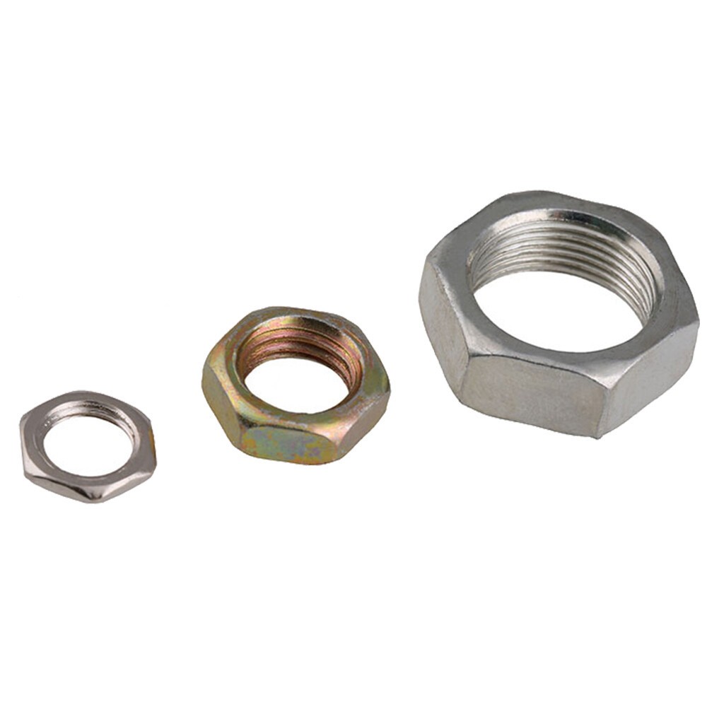 M7 - M16 Fine Pitch Thread Hex Thin Half Lock Nuts Hex jam Nut Zinc Plated Steel