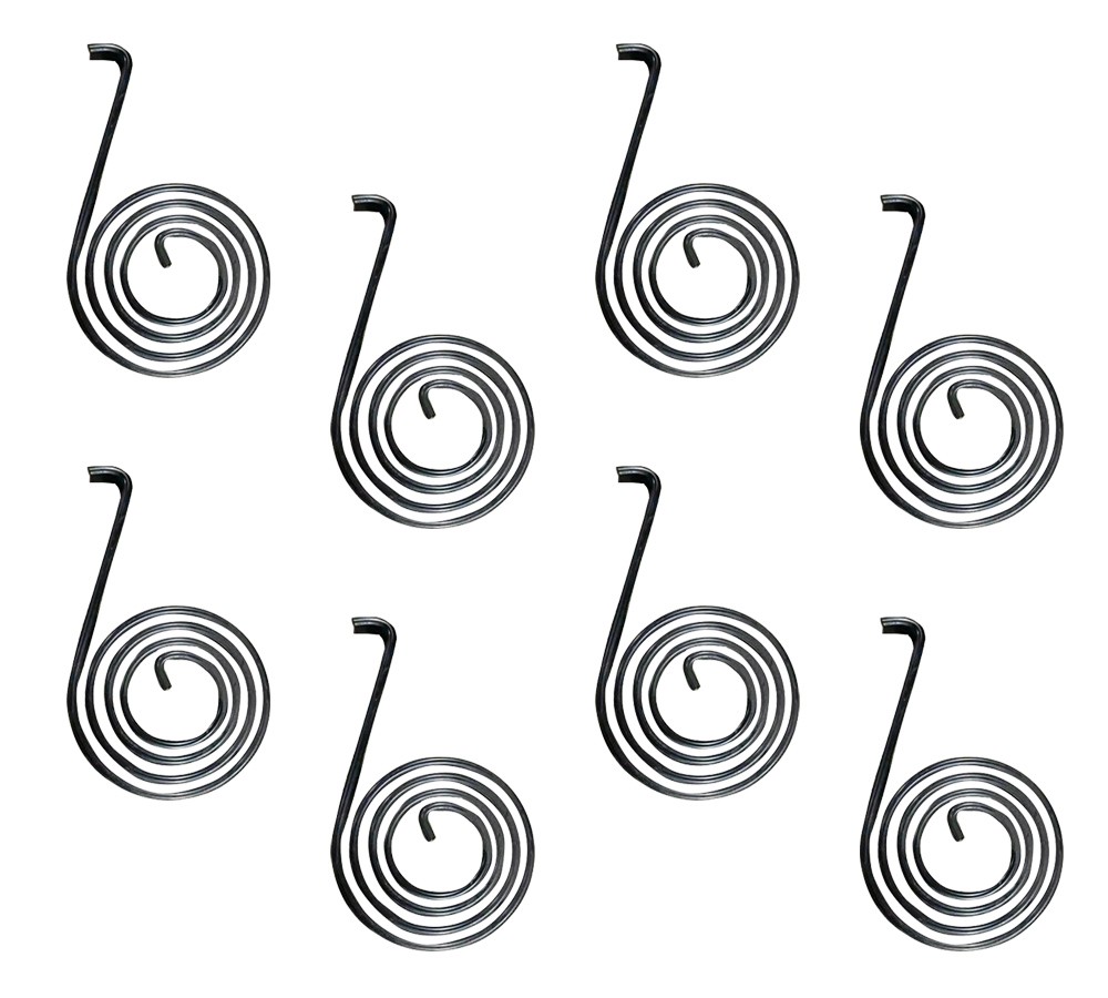 8 Pack Spiral Torsion Spring for Dump Truck Tarp Systems - Universal Design