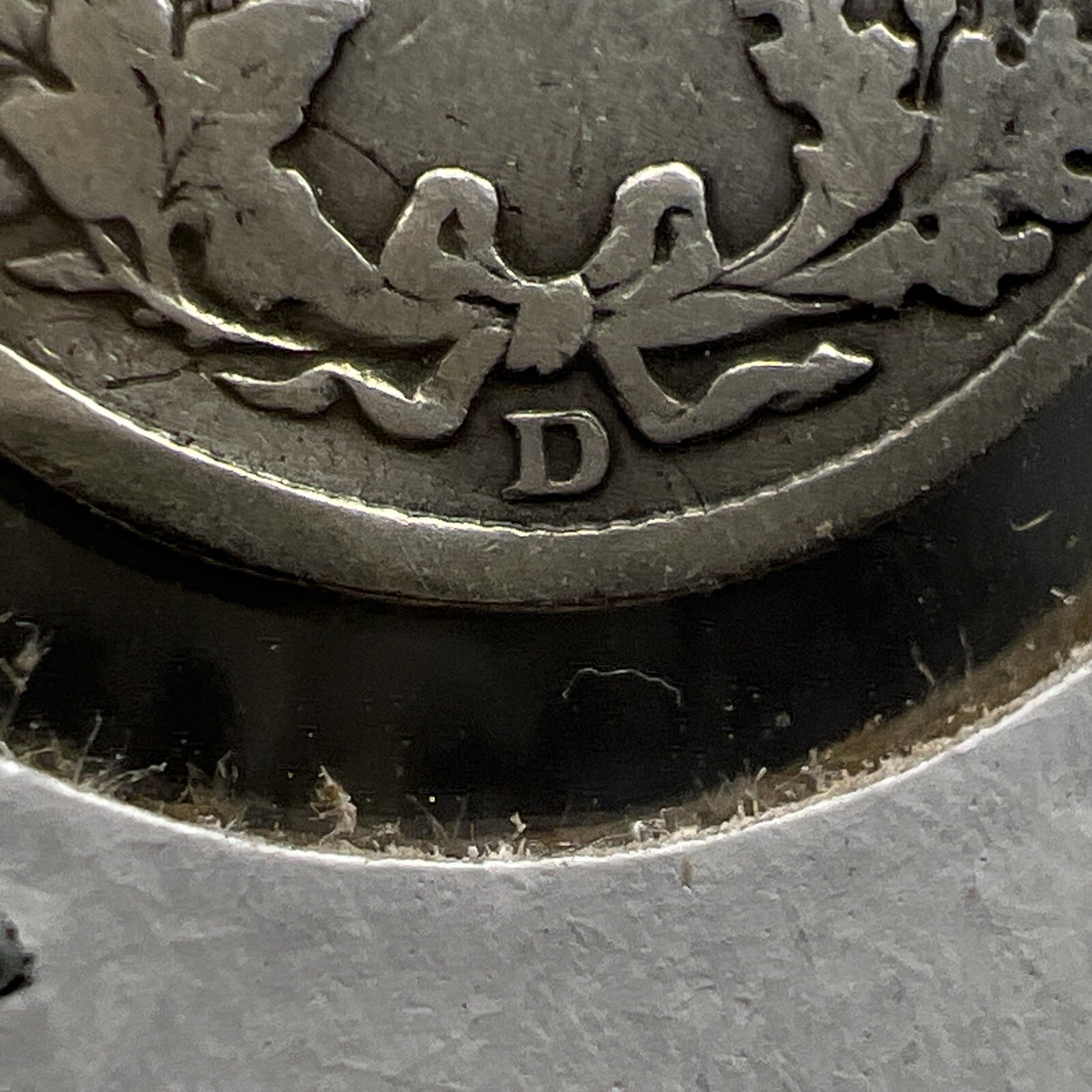 1912 D D/D Barber Silver Dime Coin FS-501 RPM Repunched Mint Mark VG Circ